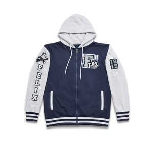 FELIX THE CAT ZIP CHENILLE HOODIE