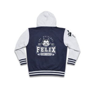 FELIX THE CAT ZIP CHENILLE HOODIE