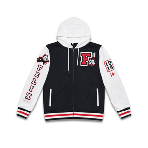 FELIX THE CAT ZIP CHENILLE HOODIE