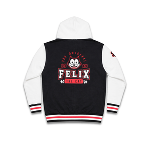 FELIX THE CAT ZIP CHENILLE HOODIE