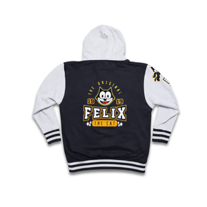 FELIX THE CAT ZIP CHENILLE HOODIE